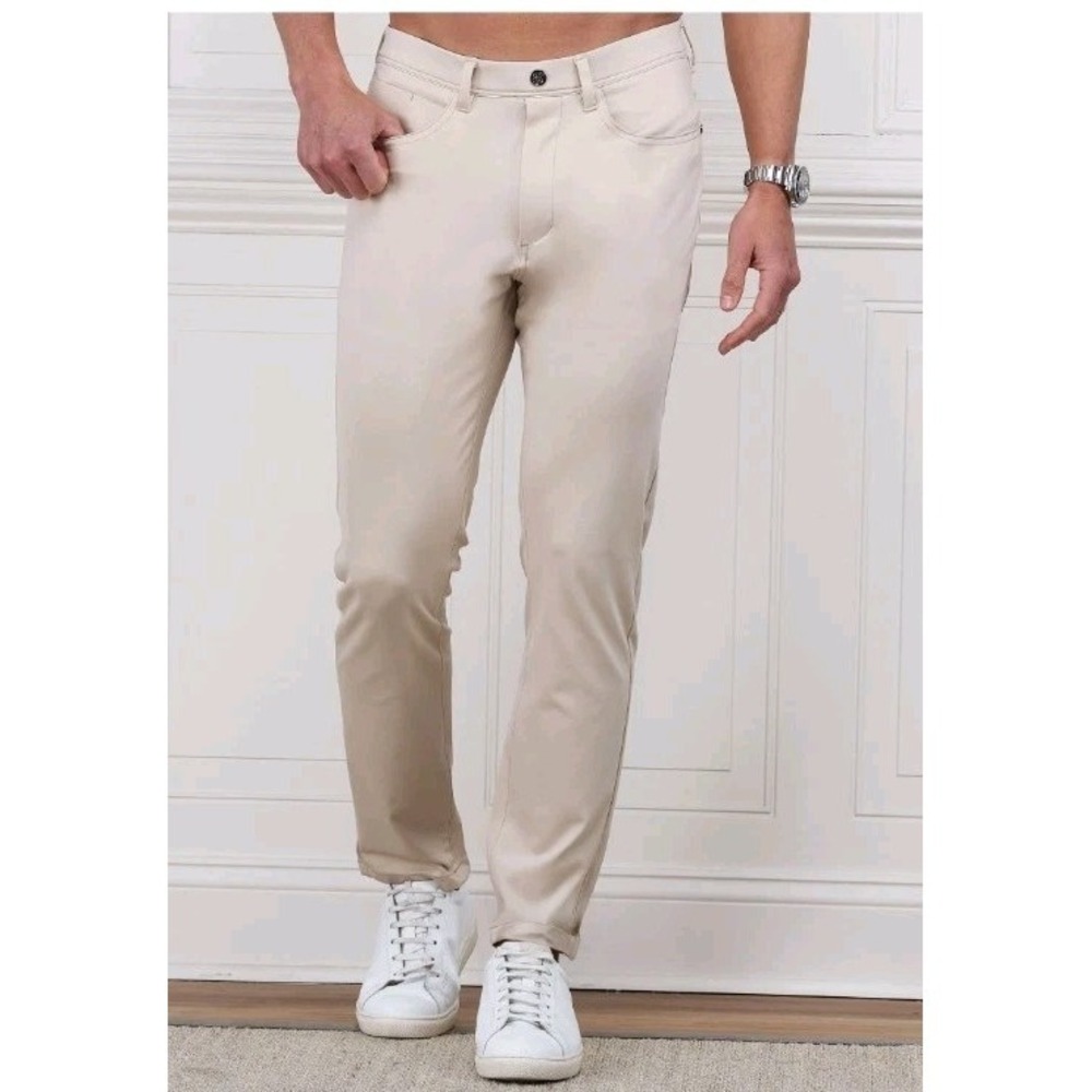 Collars and Co CEO‎ Tech Pull On Pants Stone Size 40/32 NWT $116 Retail